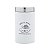 POTE DE PORCELANA COM TAMPA DE ALUMINIO ESCOVADO 1000ML - Imagem 2