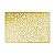 LUGAR AMERICANO DE PLÁSTICO LEAVES ROSÉ GOLD 45x30cm - Imagem 1