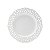 JG 6 PRATOS DE PORCELANA RENDADOS 20,5cm Ø - Imagem 1