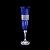CJ 6 TAÇAS P/CHAMPAGNE DE CRISTAL ECOLÓGICO COBALT 175 ML - Imagem 1