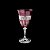 CJ 6 TAÇAS VINHO TINTO CRISTAL ECOLÓG AMETHIST KLEOPATR360ML - Imagem 1