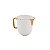 CJ 3 PC DE PORCELANA P/CHÁ AÇUCAREIRO BULE 900ml E LEITERA 300ml VERA GOLD - Imagem 3