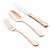 FAQUEIRO 48PC PVD DOURADO ROSÉ AVALON ESTOJO DE MADEIRA - Imagem 1