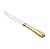 (DZ) FACA DE MESA PVD DOURADO GENEVE - Imagem 1