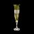 CJ 6 TAÇAS CHAMPAGNE CRISTAL ECOLÓG SAPHIRE KLEOPATRA 175ML - Imagem 1