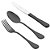 FAQUEIRO 48PC PVD BLACK AVALON ESTOJO MADEIRA - Imagem 1