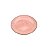 CJ 2 PC PRATOS DE PORCELANA P/SOBREMESA WATERCOLOR ROSA 19cm - Imagem 1