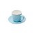 CJ. 6 XÍCARAS DE CAFÉ C/ 6 PÍRES DE PORCELANA - Imagem 2
