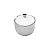 CJ 3 PC DE PORCELANA P/CHÁ C/AÇUCAREIRO BULE 900ml E LEITERA 300ml VERA SILVER - Imagem 4