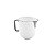 CJ 3 PC DE PORCELANA P/CHÁ C/AÇUCAREIRO BULE 900ml E LEITERA 300ml VERA SILVER - Imagem 3