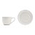 CJ 6 XÍCARAS DE CHÁ DE PORCELANA C/PÍRES LUIZA 180ML - Imagem 3