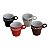 CJ. 4 XÍCARAS DE CAFÉ DE PORCELANA 220ml NAMES C/ SUPORTE - Imagem 2