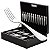 FAQUEIRO 75PC AÇO INOX CROISÉ S/ESTOJO DE MADEIRA - Imagem 1