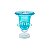 VASO DE CRISTAL C/PÉ SUSSEX TURQUESA 20X25,5 CM - Imagem 2