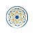 AP DE JANTAR 42 PCS DE PORCELANA SUPER WHITE MAYOLICA BLUE - Imagem 3