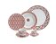 AP DE JANTAR 42 PCS DE PORCELANA SUPER WHITE BUDAPEST - Imagem 1