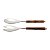 CJ. 2 PCS COLHER E GARFO DE SALADA DE AÇO INOX - Imagem 2