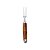 CJ. 4 PCS GARFOS DE AÇO INOX CABO DE BAMBOO ESCURO - Imagem 3