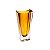 VASO DE CRISTAL ECOLÓGICO OKINAWA ÂMBAR 14X8X30cm - Imagem 1