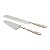 CJ. 2 PCS P/ BOLO DE AÇO INOX CABO DE CHIFRE SOPHIE - Imagem 1