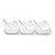 CJ 7 PC BANDEJA E PETISQUEIRAS PORCELANA C/TALHERES BIRD - Imagem 1