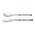 CJ.2 PCS COLHER E GARFO DE SALADA DE AÇO INOX - Imagem 2