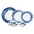 CJ DE JANTAR 42PC DE PORCELANA SANTORINI - Imagem 1