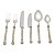 CJ. 6 PCS CUTELARIA DE AÇO INOX CABO DE MADRE PÉROLA CLARA - Imagem 3