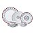 CJ DE JANTAR 42PC DE PORCELANA MANDALA - Imagem 2