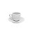 CJ 6 XÍCARAS P/CAFÉ C/PÍRES DE PORCELANA 80ML - Imagem 2