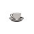 CJ 6 XÍCARAS DE CAFÉ DE PORCELANA C/PIRES PRATA 90ML - Imagem 2