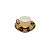 CJ 6 XÍCARAS DE CAFÉ DE PORCELANA C/PIRES DOURADO 90ML - Imagem 1