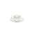 JG 6 XÍCARAS CAFÉ PÍRES PORCELANA BONE CHINA KIEV DOURAD90ML - Imagem 1