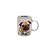 CANECA DE PORCELANA PUG 330ML - Imagem 2