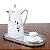 GARRAFA TÉRMICA DE PORCELANA C/ AMPOLA DE VIDRO FOLHAS 650ML - Imagem 4