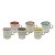 CJ 6 XÍCARAS DE CAFÉ DE PORCELANA ALLURE CORES SORTIDAS 100ml - Imagem 1