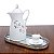 GARRAFA TÉRMICA DE PORCELANA C/AMPOLA DE VIDRO FLORES 650ML - Imagem 4