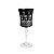 CJ 6 TAÇAS DE CRISTAL ECOLÓGICO LAPIDADO P/VINHO GRACE BLACK 250ml - Imagem 2