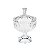 POTICHE DECORATIVO  DE CRISTAL C/TAMPA LEAF 16,5x24CM - Imagem 1