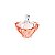 POTICHE DECORATIVO  DE CRISTAL PARADISE PINK 12X12cm - Imagem 1