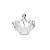 POTICHE DECORATIVO  DE CRISTAL C/TAMPA PARADISE 12X12CM - Imagem 1