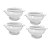 CJ 4 BOWLS DE PORCELANA P/SOPA TURIM 400ML - Imagem 1