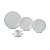 JG DE JANTAR DE PORCELANA SUPER WHITE ANACAPRI 20PC - Imagem 1