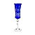CJ 6 TAÇAS DE CRISTAL ECOLÓGICO LAPIDADO P/CHAMPAGNE GRACE COBALT 190ml - Imagem 2