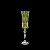 CJ 6 TAÇAS DE CRISTAL ECOLÓGICO LAPIDADO P/CHAMPAGNE GRACE SAPHIRE 190ml - Imagem 1