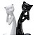 CASAL GATOS PENSATIVOS 19,5 CM - Imagem 3
