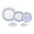 JG DE JANTAR DE PORCELANA SUPER WHITE ABSTRACT 42PC - Imagem 1