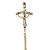 CRUCIFIXO DOURADO DE ZAMAC - Imagem 3