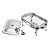 RECHAUD DE AÇO INOX C/REFRATÁRIO E TAMPA VENEZA 37X23CM - Imagem 3