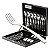 FAQUEIRO 30PC AÇO INOX LONDON FORJADO LISO C/CAIXA - Imagem 1
